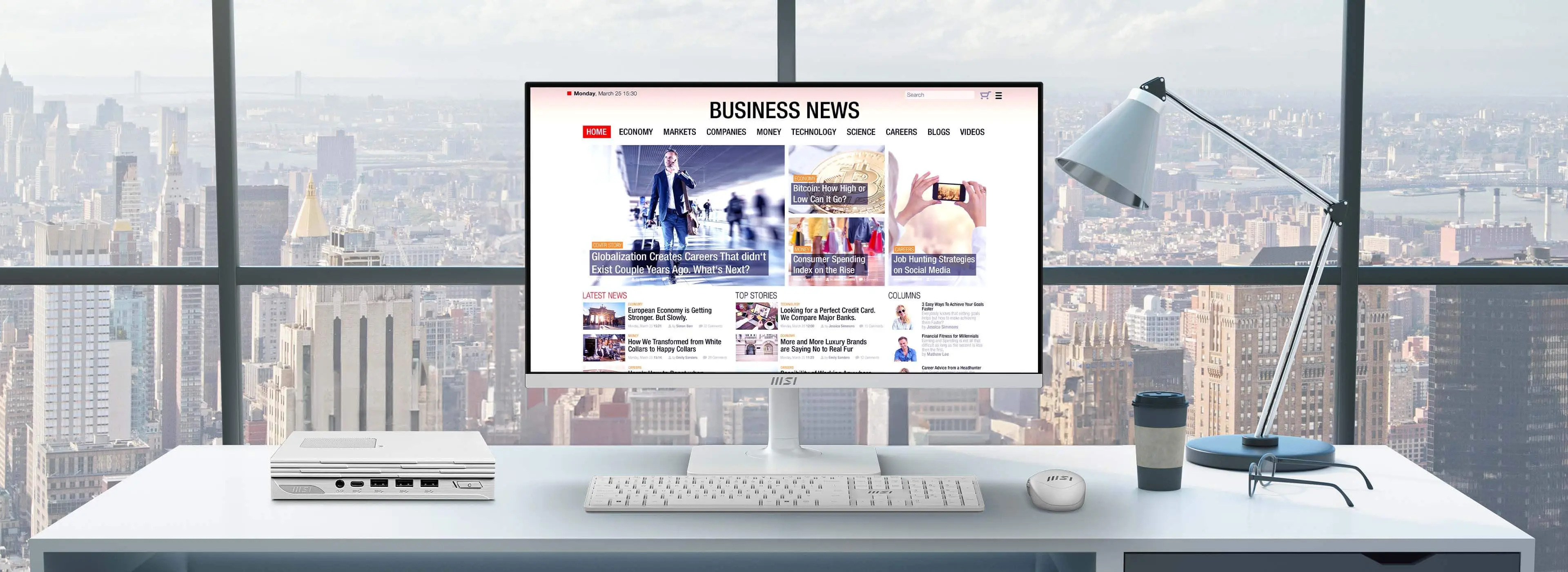 MSI Modern MD27UPHW Computer Monitor