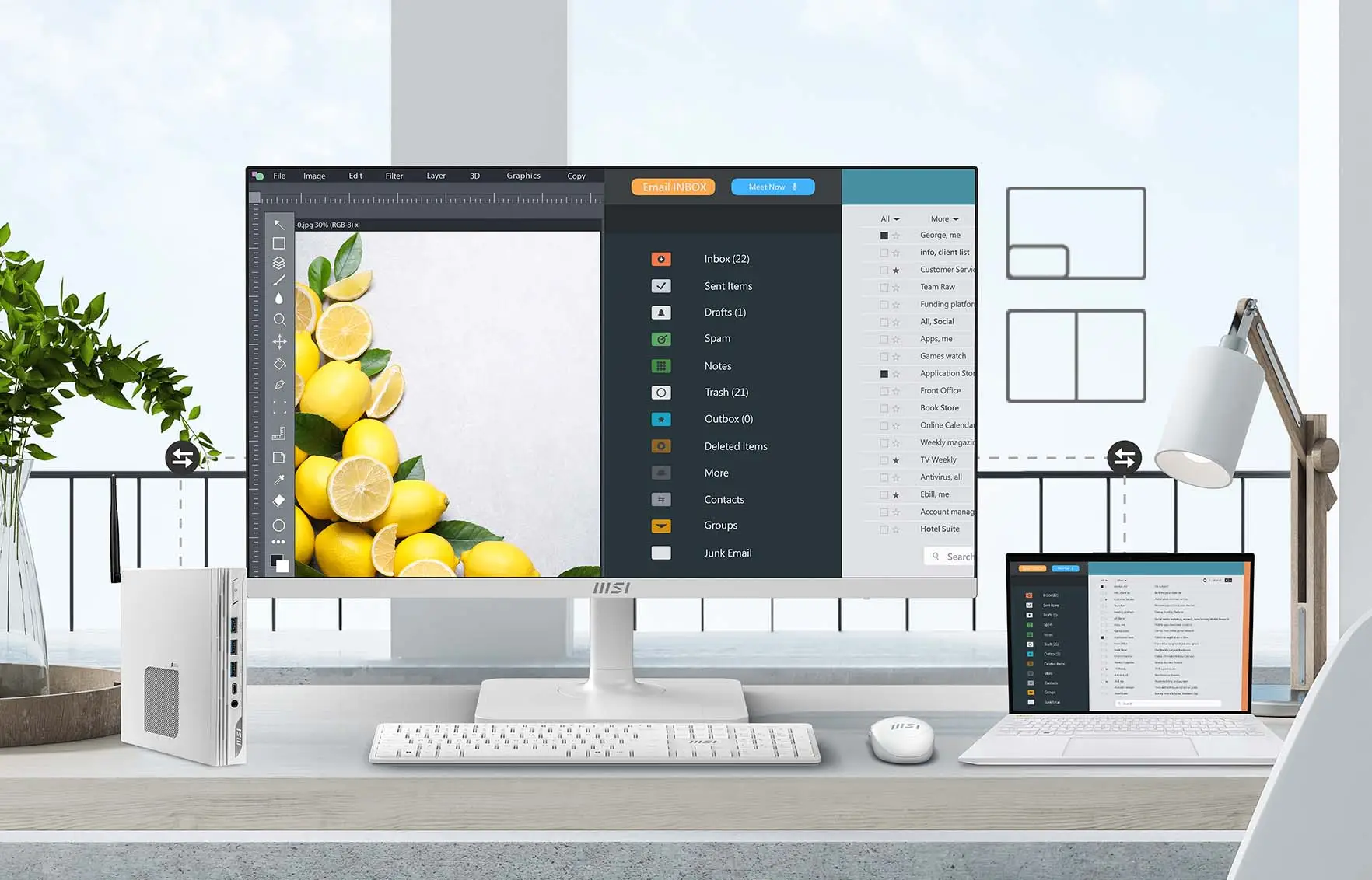 MSI Modern MD27UPHW Computer Monitor