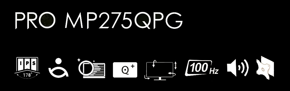 MSI PRO MP275QPG Monitor