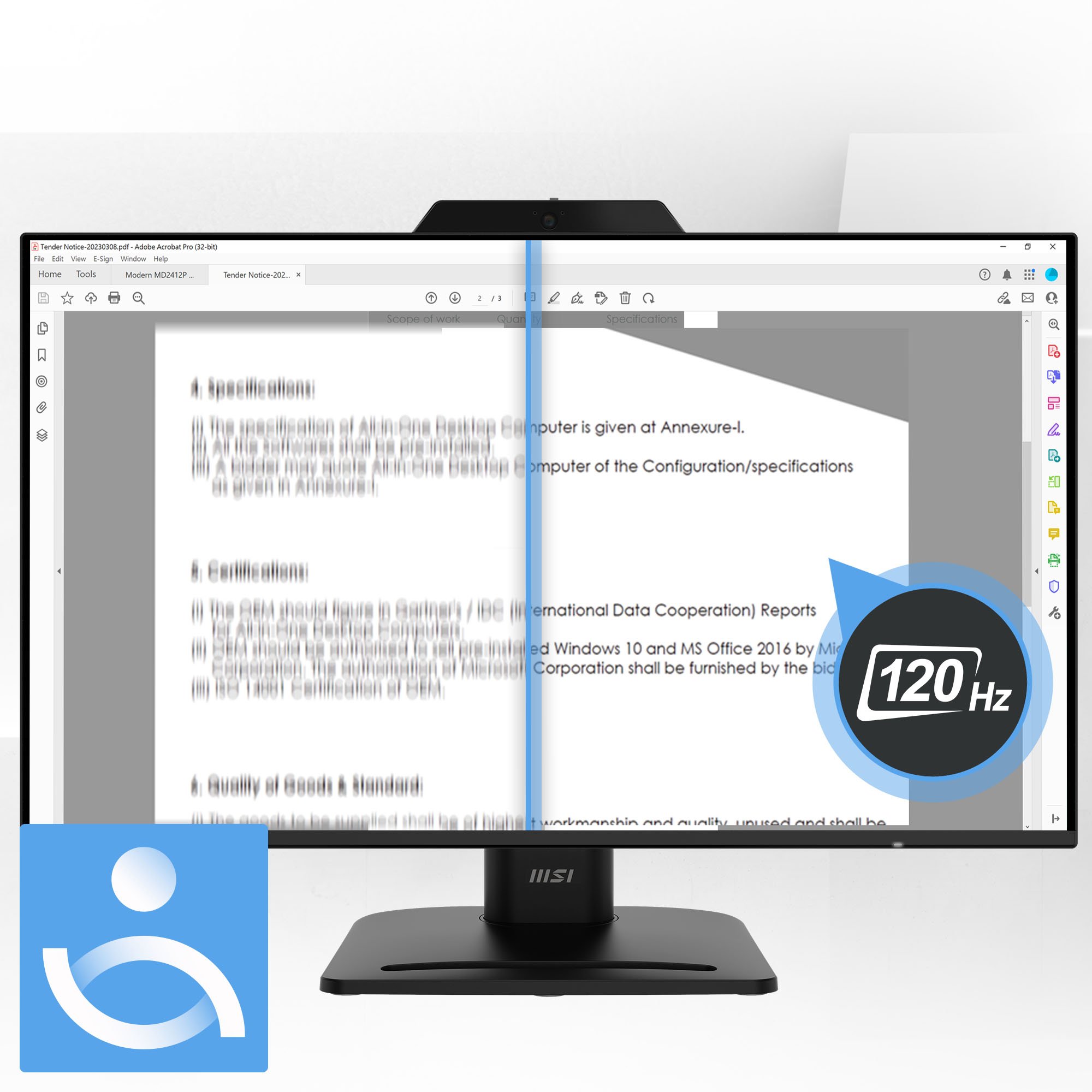 MSI PRO MP272PMG Computer Monitor