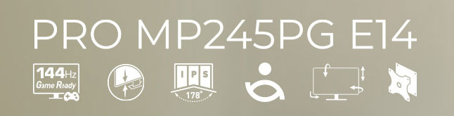 MSI PRO MP245PG E14  Computer Monitor