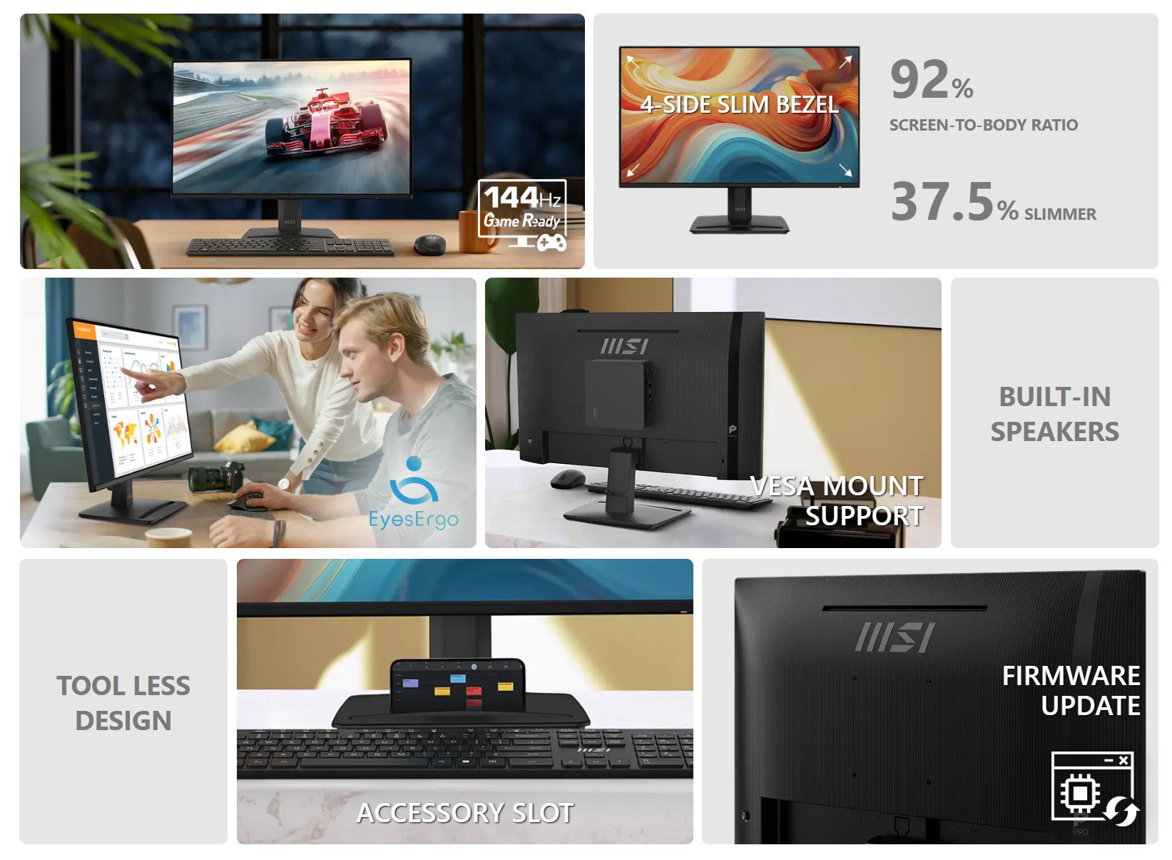 MSI PRO MP242 E14A Business Productivity Monitor