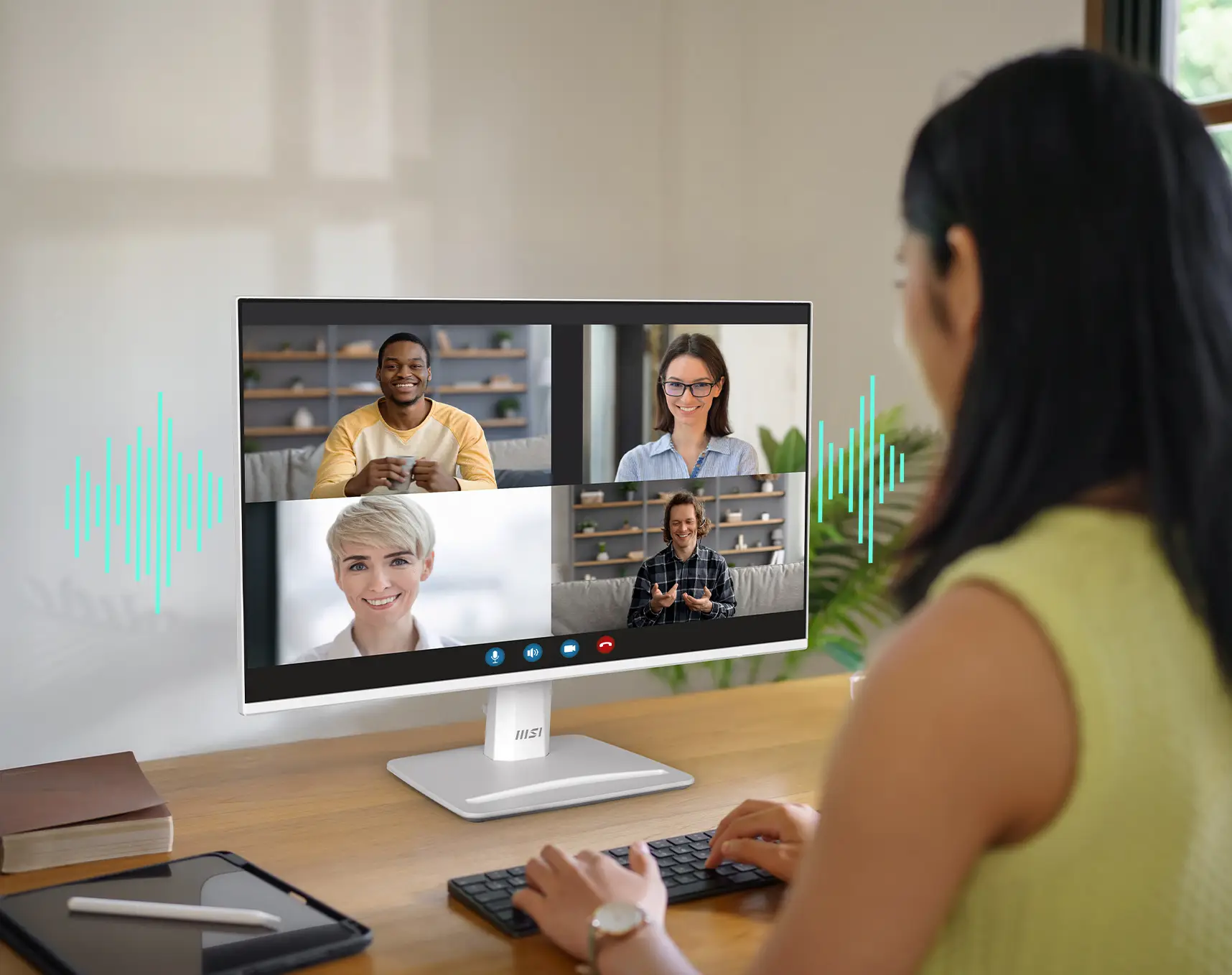 MSI PRO MP243W E14 Business Productivity Monitor