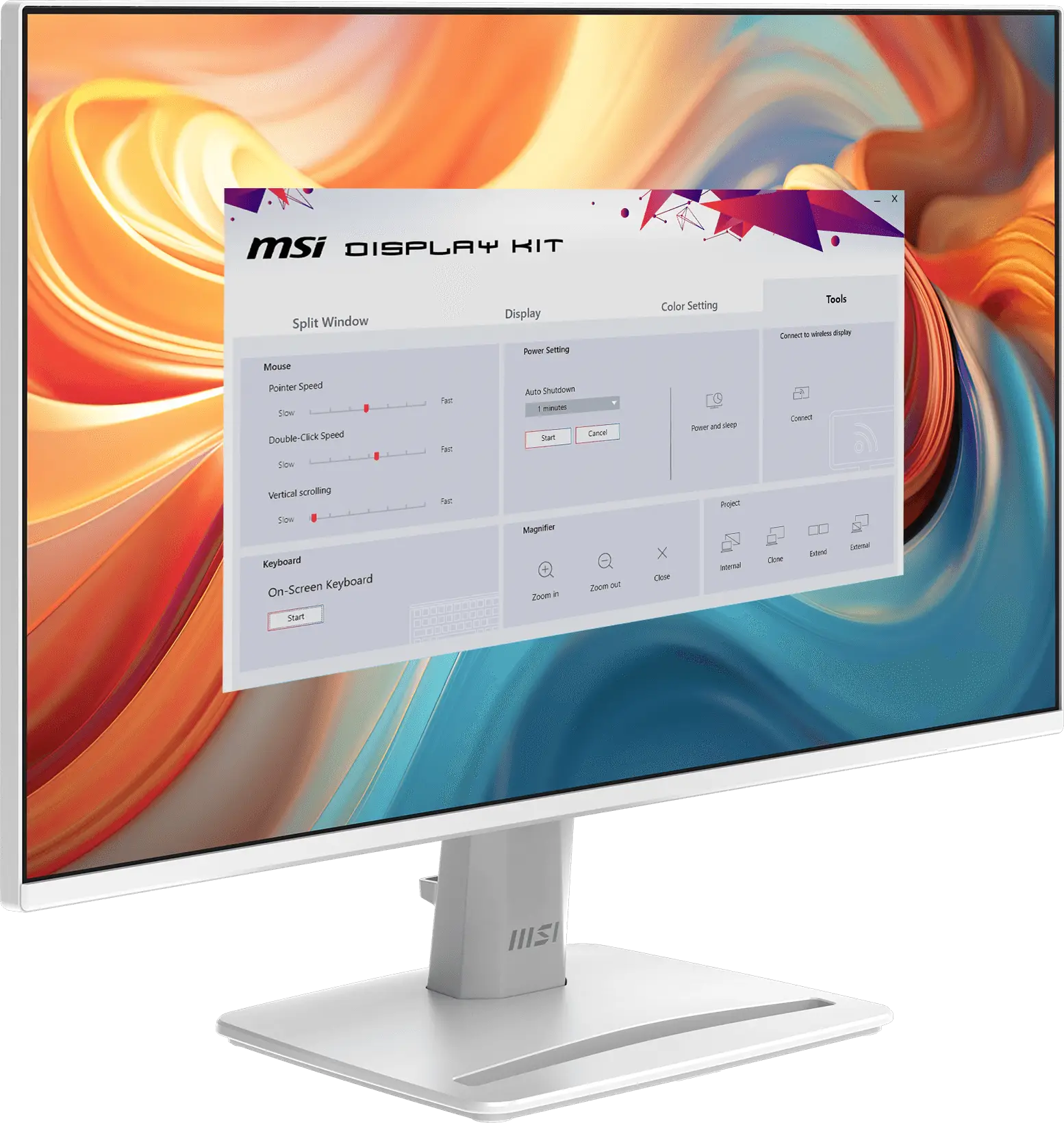 MSI PRO MP243W E14 Business Productivity Monitor