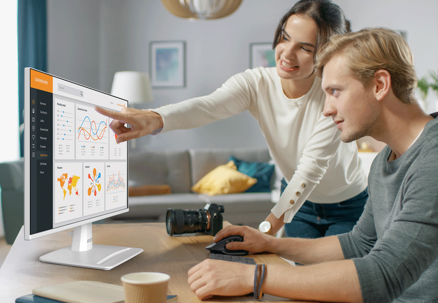 MSI PRO MP243W E14 Business Productivity Monitor