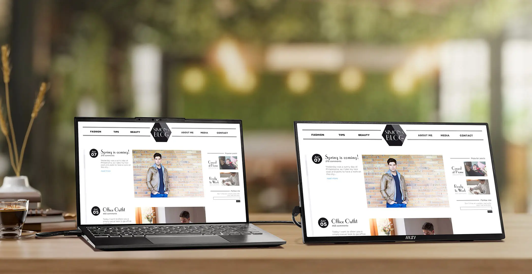 MSI Pro MP165 E6 Portable Monitor