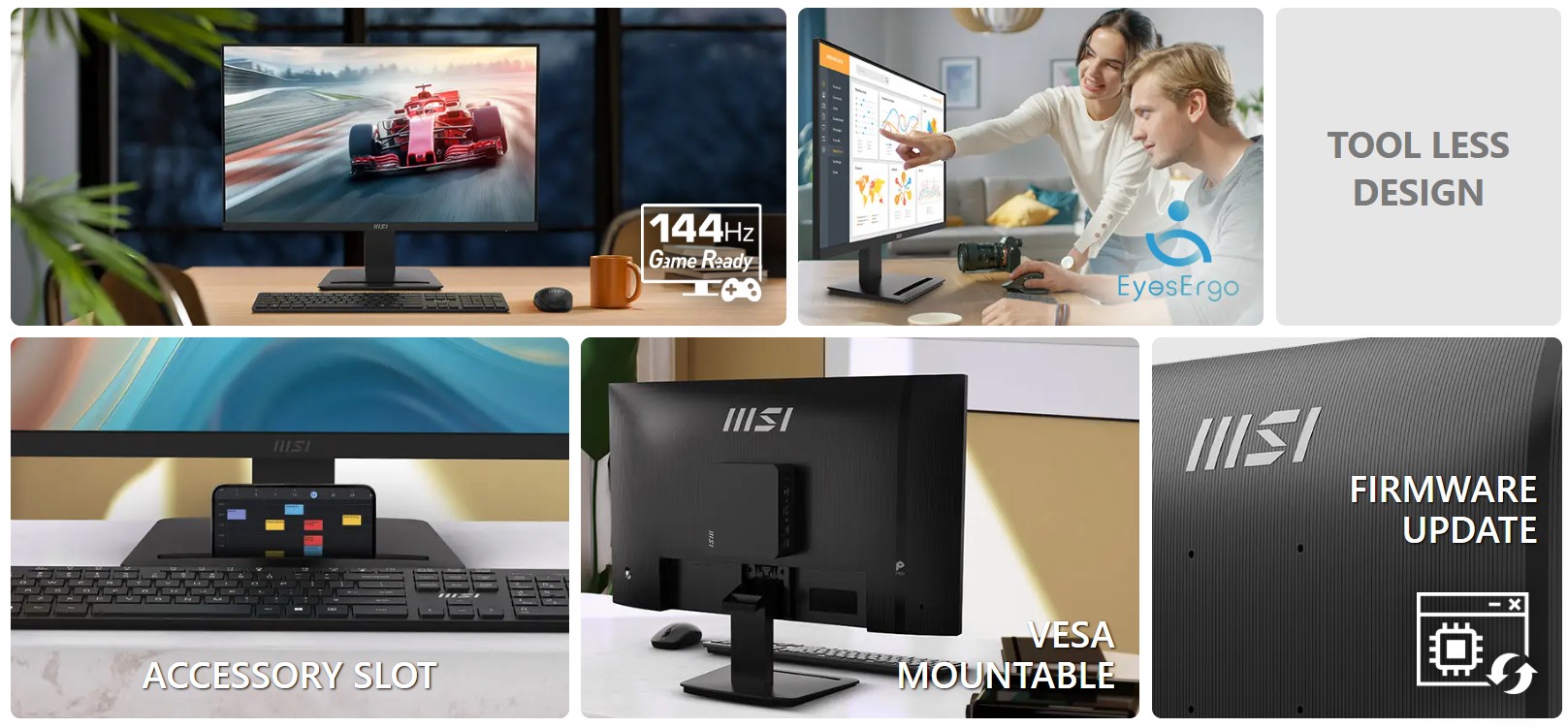 MSI PRO MP273Q E14 IPS 2560 x 1440 (QHD) Computer Monitor