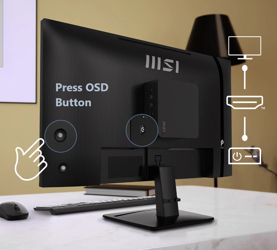 MSI PRO MP272 E14C IPS FHD Computer Monitor