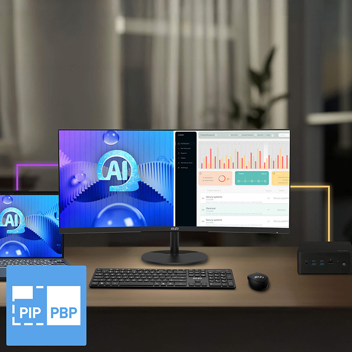 MSI PRO MP341CQ E12 Curved Computer Monitor 