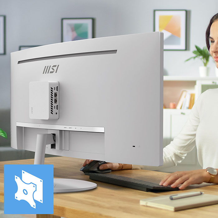 MSI PRO MP341CQW E12 Curved Computer Monitor