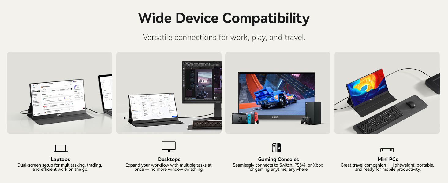HKC V16 Portable Monitor