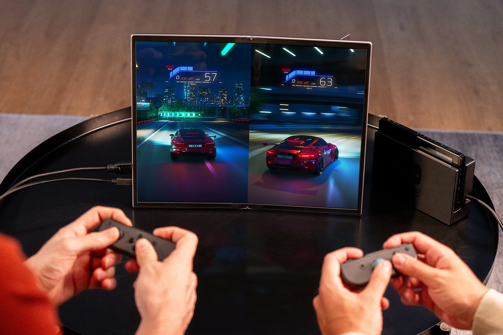 ASUS ZenScreen Fold OLED MQ17QH Portable Monitor