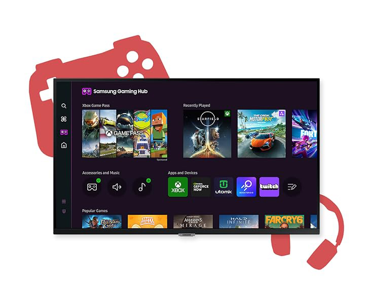 Samsung LS27DM500ENXGO M5 Smart Streaming Monitor