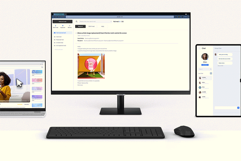 Samsung LS27DM500ENXGO M5 Smart Streaming Monitor