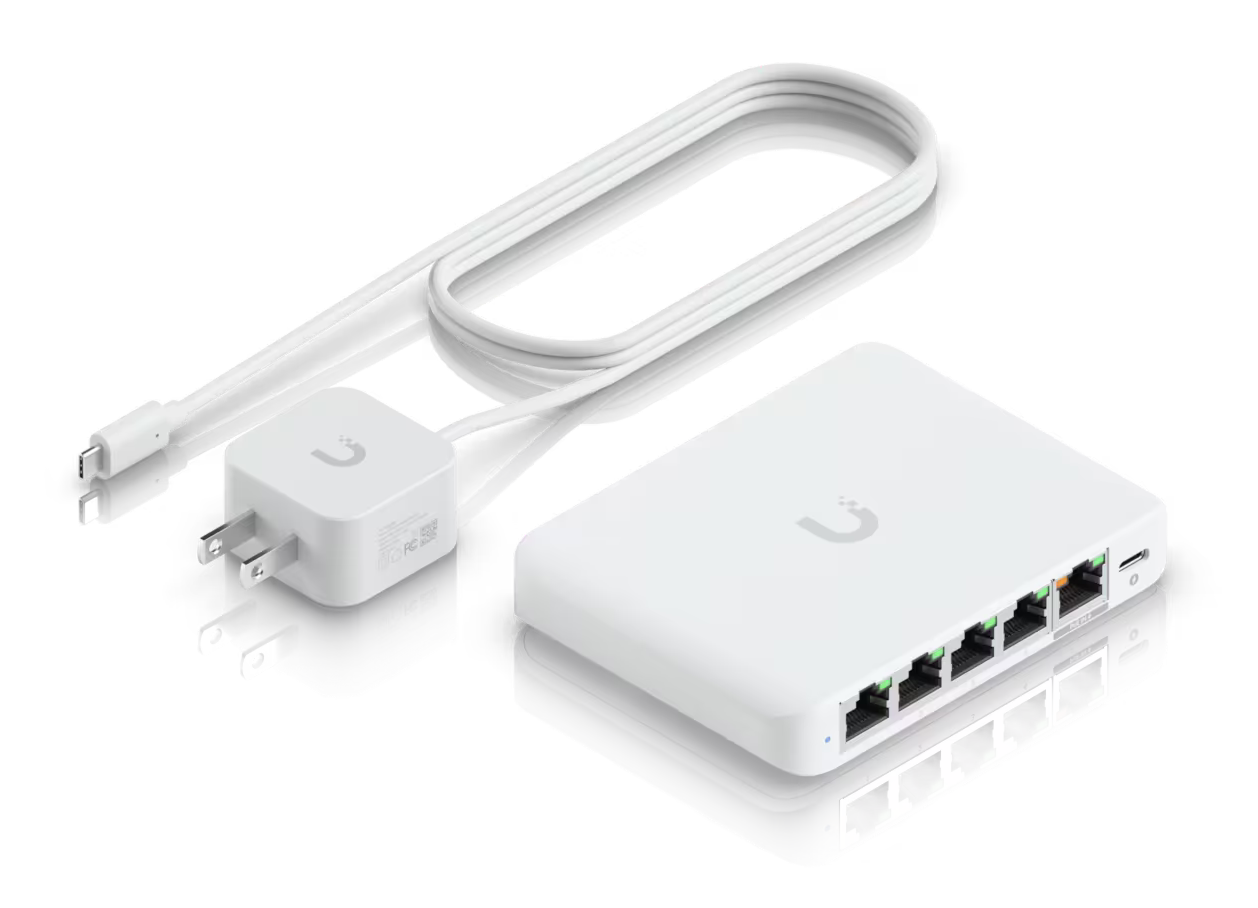 Ubiquiti Flex Mini 2.5G, 5-port 2.5G PoE Switch (USW-Flex-2.5G-5)