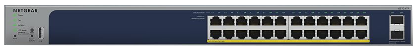 Netgear GS724TP 24-Port Gigabit Ethernet PoE+ Smart Switch