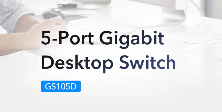 Cudy GS105D 5 Port Gigabit Ethernet Network Desktop Switch and Ethernet Splitter