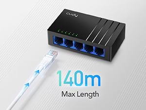 Cudy GS105D 5 Port Gigabit Ethernet Network Desktop Switch and Ethernet Splitter