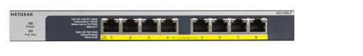 Netgear GS116PP 16-Port PoE/PoE+ Gigabit Ethernet Unmanaged Switch with FlexPoE (183W)