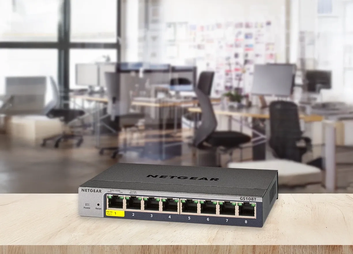 Netgear ProSafe GS108T 8-Port Gigabit Ethernet Smart Switch