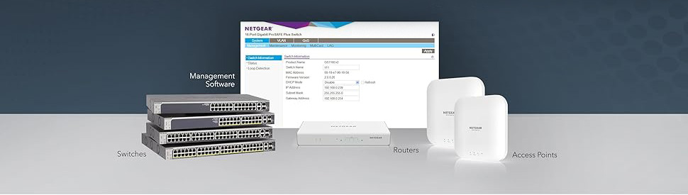 Netgear ProSafe GS108T 8-Port Gigabit Ethernet Smart Switch