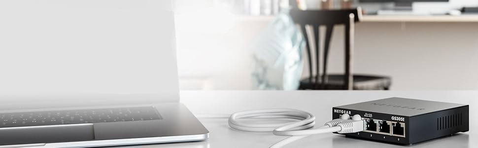 Netgear GS305E 5-Port Gigabit Ethernet SOHO Plus Easy Smart Managed Essentials Switch