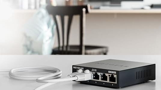 Netgear GS305E 5-Port Gigabit Ethernet SOHO Plus Easy Smart Managed Essentials Switch