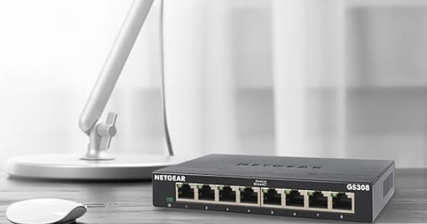 Netgear GS308 8-Port Gigabit Ethernet Unmanaged Switch