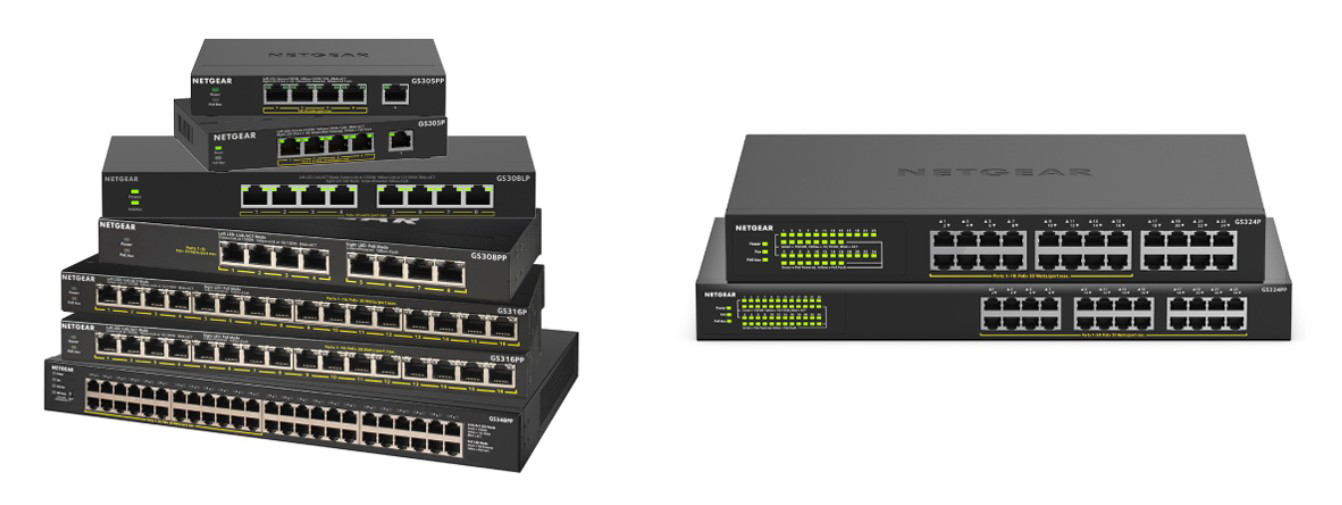 Netgear GS348PP 48-Port Gigabit Ethernet Unmanaged PoE+ Essentials Switch