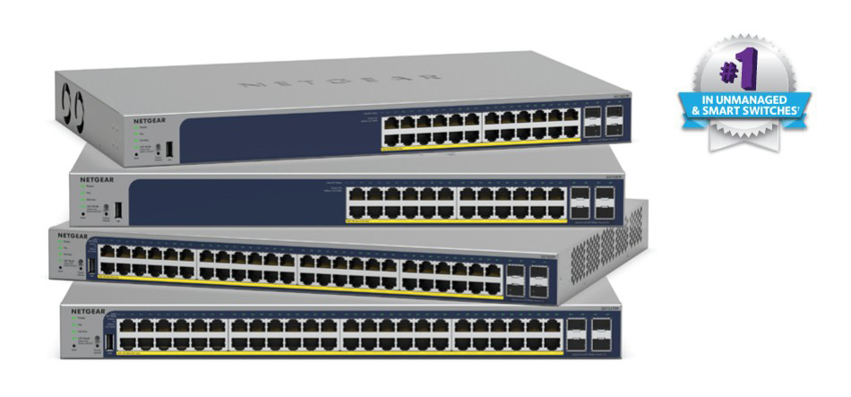 Netgear GS724TPP 24-Port Gigabit Ethernet PoE+ Smart Switch