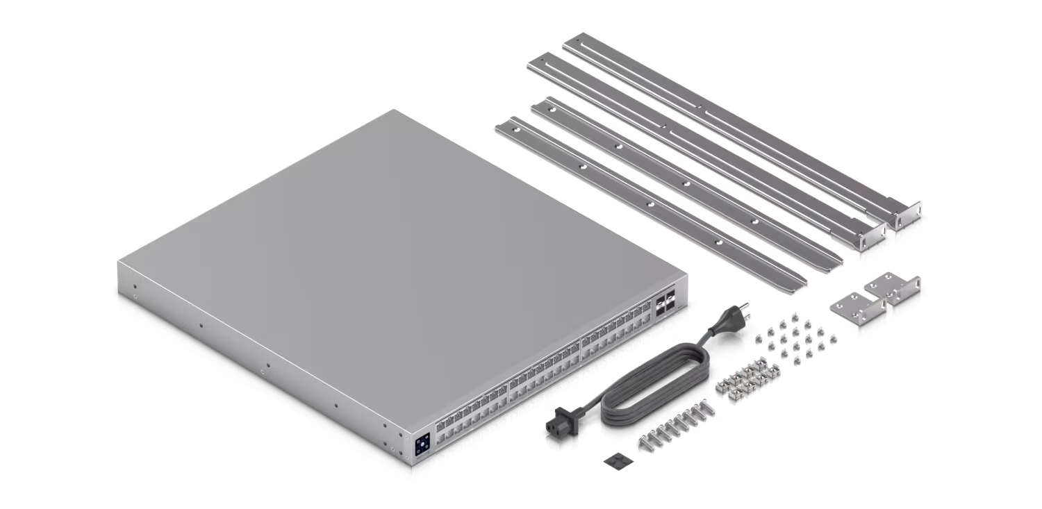 Ubiquiti Networks Pro XG 48 PoE, Professional-grade 48-port Layer 3 PoE+++ switch (USW-Pro-XG-48-PoE (1080W))