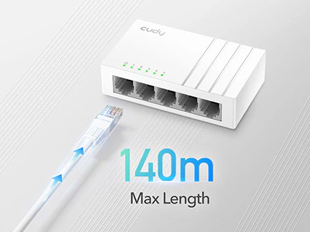 Cudy 5-Port Gigabit Switch with USB-C Power Input GS105U