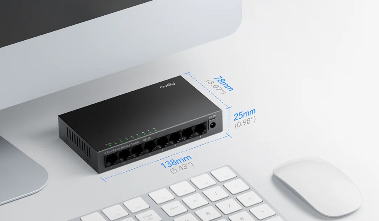 Cudy 8-Port Gigabit Unmanaged Switch GS108