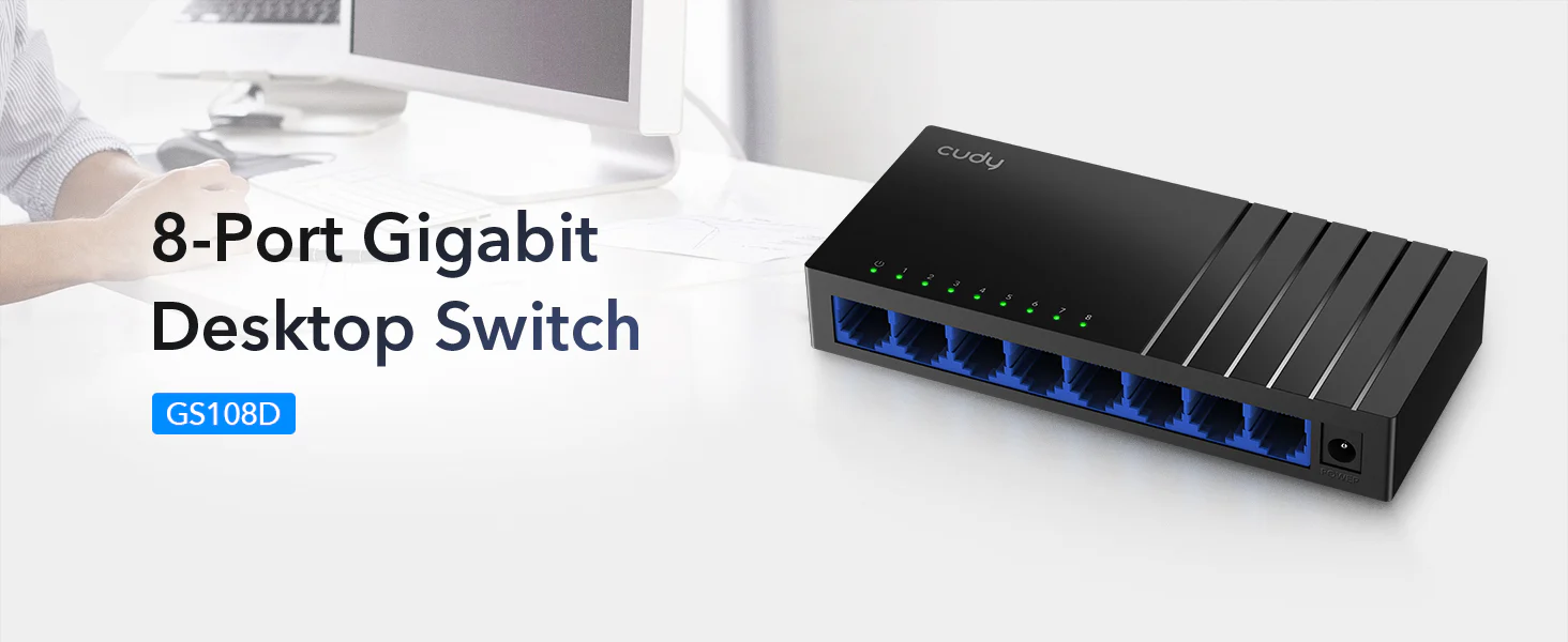 Cudy 8-Port Gigabit Unmanaged Switch GS108D