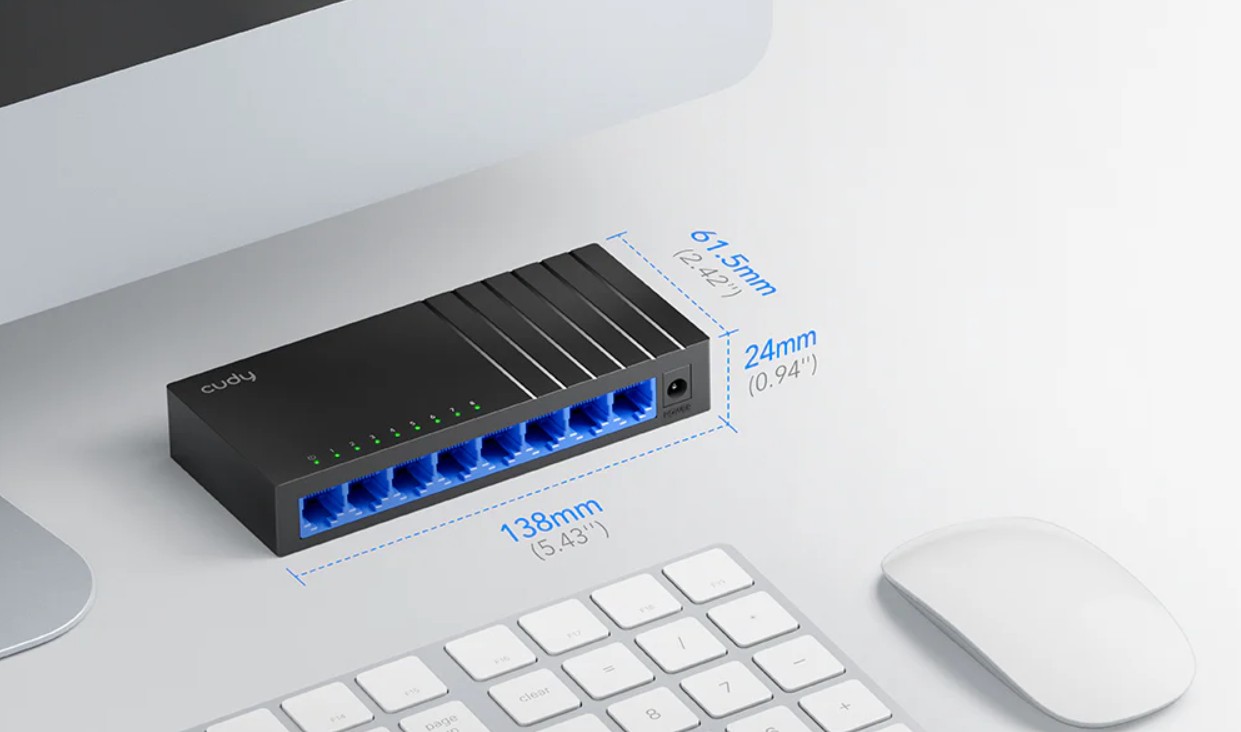 Cudy 8-Port Gigabit Unmanaged Switch GS108D