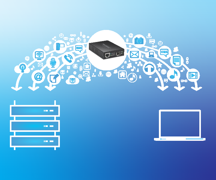 TRENDnet TFC-10GSFP 10GBASE-T to SFP+ Fiber Media Converter