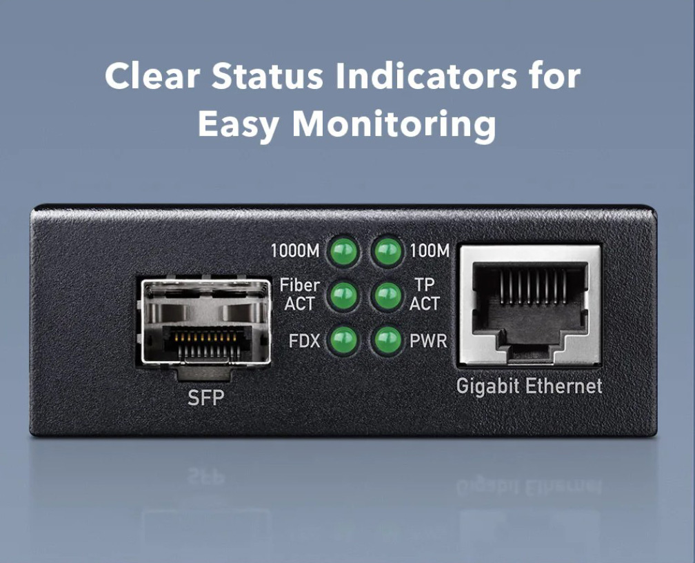 Cudy Gigabit Ethernet Media Converter MC220