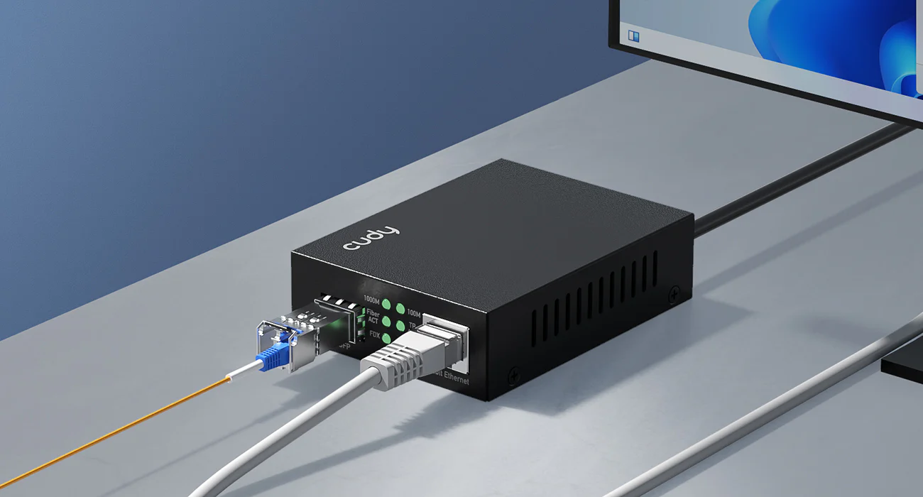 Cudy Gigabit Ethernet Media Converter MC220
