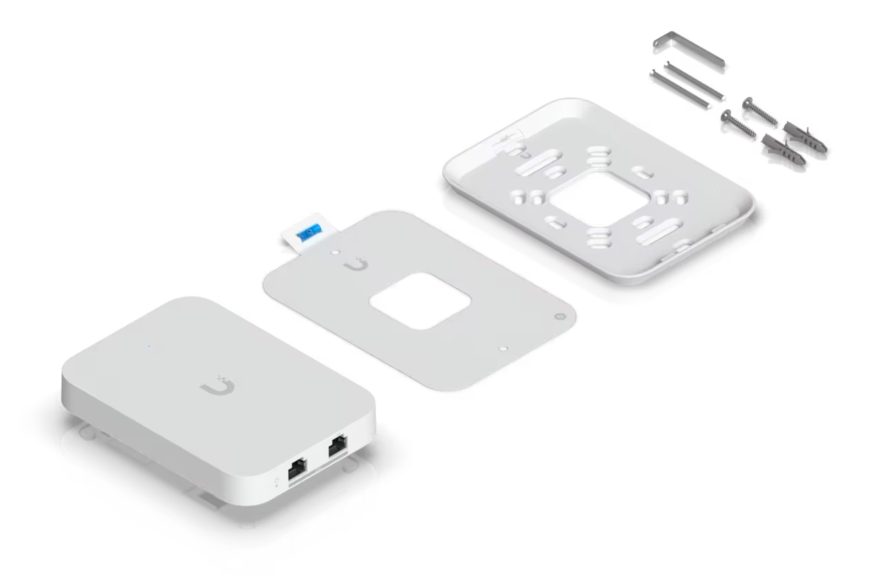 Ubiquiti U7 In-Wall WiFi 7 Access Point with 4 Spatial Streams and Integrated 2.5 GbE PoE Switch