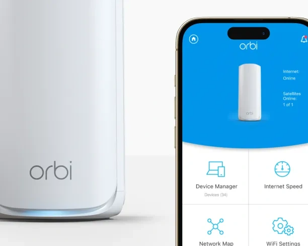 Netgear Orbi 770 Series Tri-Band WiFi 7 Mesh Add-on Satellite