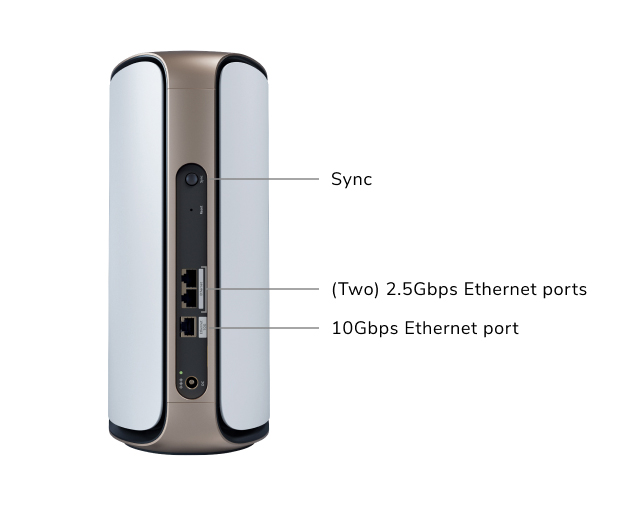 Orbi 970 Series Quad-Band WiFi 7 Mesh Add-on Satellite