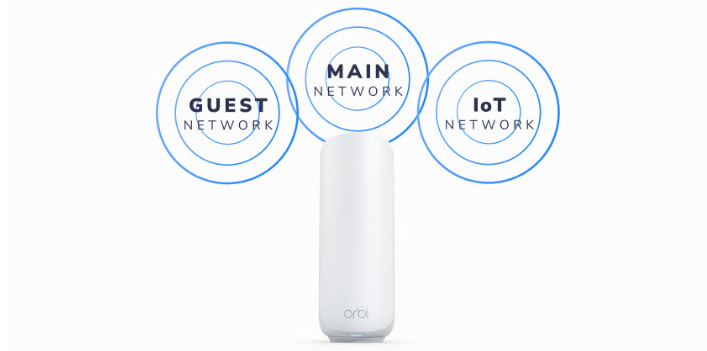 Netgear Orbi 370 Series Dual-Band WiFi 7 Mesh System, 2-Pack Including Orbi WiFi 7 Router RBE371 + Orbi WiFi 7 Satellite