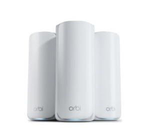 Netgear Orbi 370 Series Dual-Band WiFi 7 Mesh System, 2-Pack Including Orbi WiFi 7 Router RBE371 + Orbi WiFi 7 Satellite