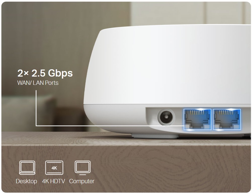 TP-Link BE3600 Whole Home Mesh WiFi 7 System