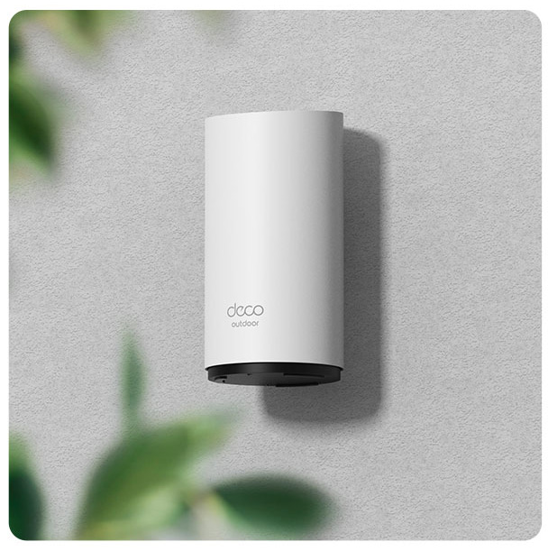 TP-Link Deco BE25-Outdoor BE5000 Dual-Band Wi-Fi 7 Outdoor Mesh WiFi Extender