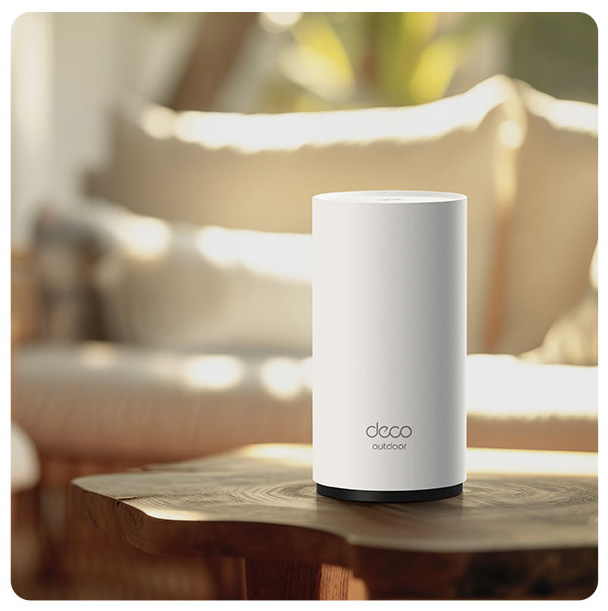 TP-Link Deco BE25-Outdoor BE5000 Dual-Band Wi-Fi 7 Outdoor Mesh WiFi Extender