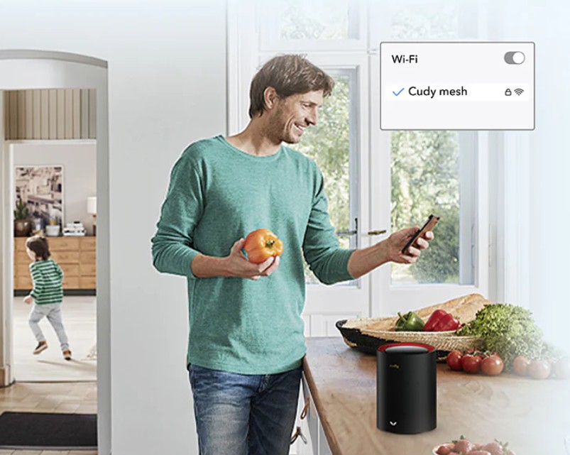Cudy AX3000 2.5G Mesh Wi-Fi 6 System White M3000