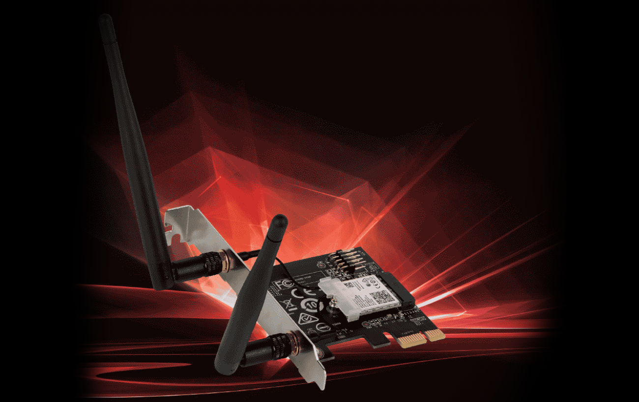 MSI Dual Band AC WiFi Bluetooth 4.2 Long Range Wireless PCIe Network ...