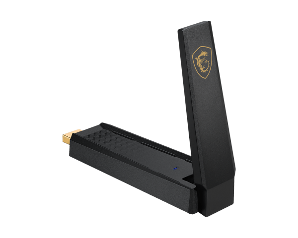 Clé WiFi 6E USB 5400 Mbps Tri-Bande - Pour PC Windows 10/11 - Antenne Rétractable - USB 3.0