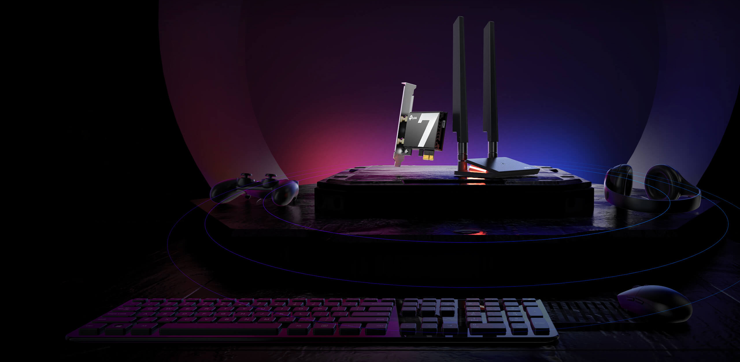 TP-Link WiFi 7 BE9300 PCIe WiFi Card for Desktop PC(Archer TBE550E)